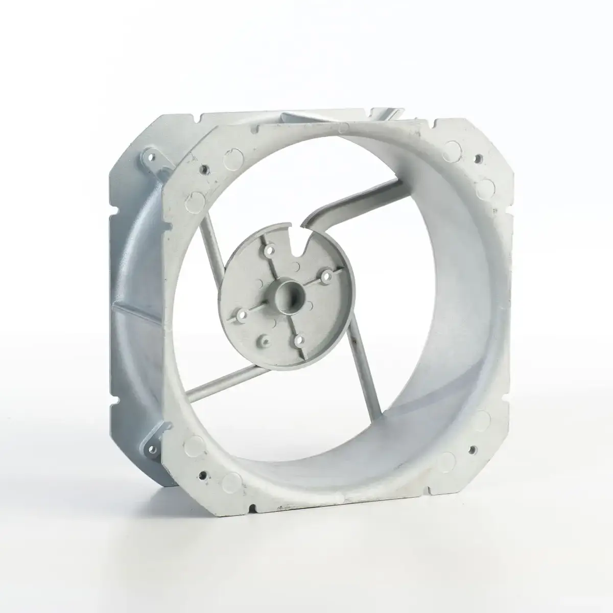 Corpo porta ventilatore industriale in alluminio pressofuso di alta precisione