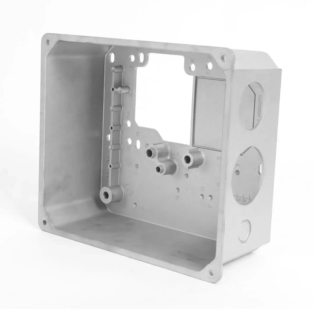 Scatola morsetti in alluminio pressofuso per quadri elettrici e automazione industriale